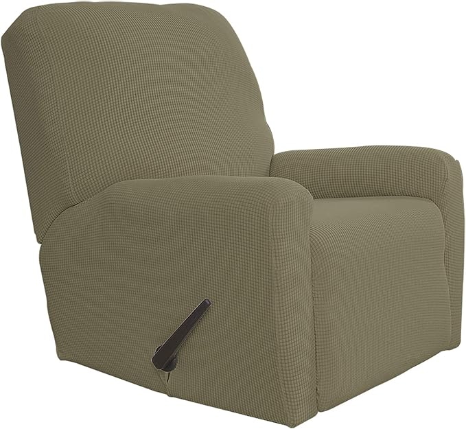 Easy-Going Recliner Stretch Sofa Slipcover Sofa Cover 4-Pieces Furniture by Easy-Going