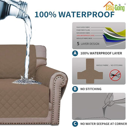 Easy-Going Sofa Slipcover Chair Cover Waterproof Couch Cover Washable Sofa - Image 4