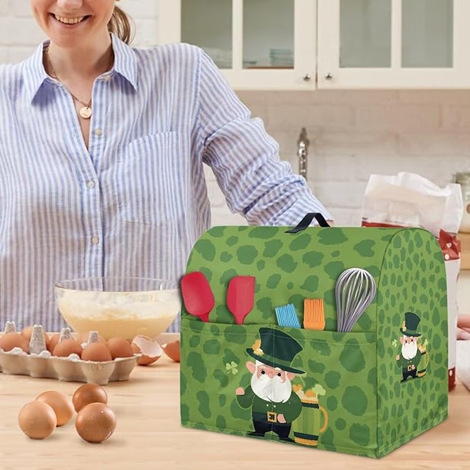 St. Patrick's Day Stand Mixer Covers Kitchen Appliance Dust Covers Protective - Image 5