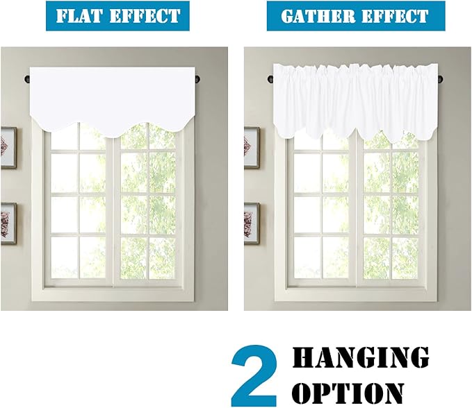 H.VERSAILTEX 2 Panels Blackout Curtain Valances - Image 5