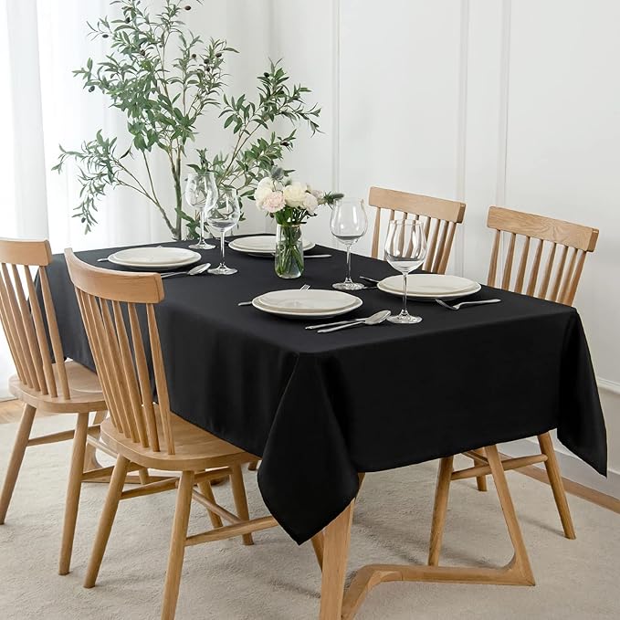 maxmill Square Jacquard Tablecloth Waterproof Spillproof Wrinkle Resistant Soft - Image 2