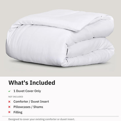 california design den luxury duvet cover queen size shown in use