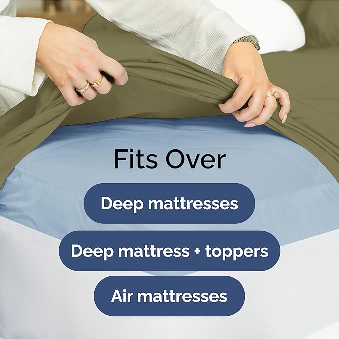 Extra Deep Pocket Cal King Sheets - Image 6