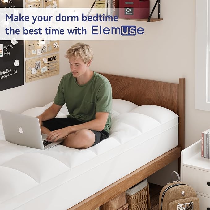 ELEMUSE Twin XL Mattress Topper - Image 5