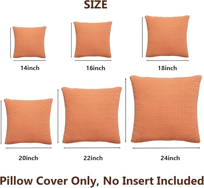 Throw Pillow Covers Couch Pillows Covers Wear-Resistant Universal Stretch - Image 3