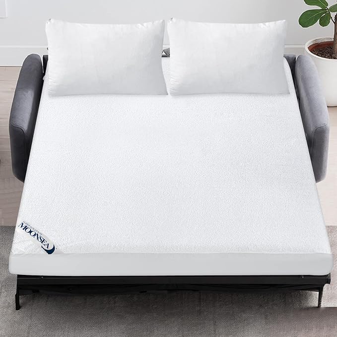Sleeper Sofa Queen Size Mattress Protector Waterproof, Smooth Top Mattress - Image 6