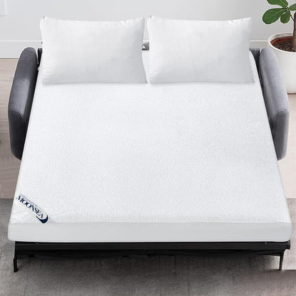 Sleeper Sofa Queen Size Mattress Protector Waterproof, Smooth Top Mattress - Image 6