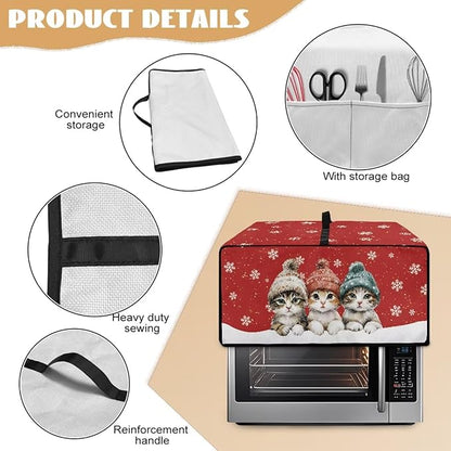 Toaster Oven Cover Dustproof Protective Countertop Convection Oven Cover - Image 5