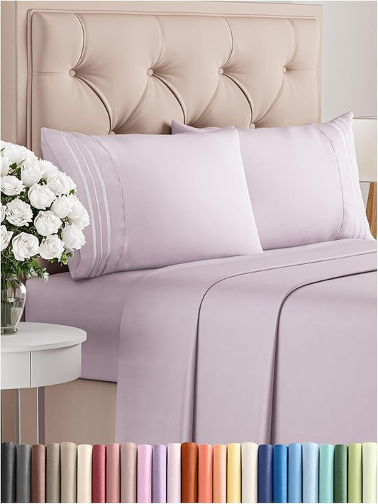 Cal King Size 4 Piece Sheet Set by CGKUnlimited
