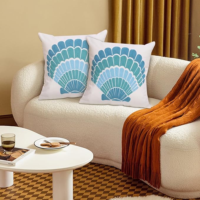 1 PCS Embroidered Throw Pillow Cover Cotton Decorative Square Cushion Cases - Image 4