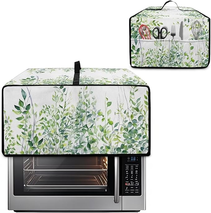 Toaster Oven Dust Cover with Storage Pockets, Dust-Proof Kitchen Appliance - Image 2
