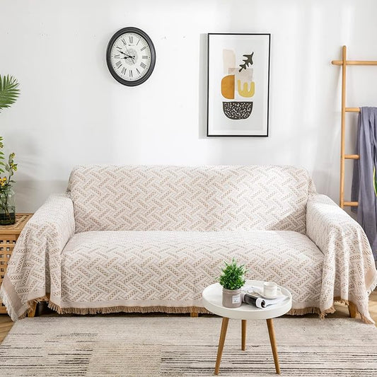 AIVIA Couch Cover Sheet Blanket, Oversized Reversible Couch Covers by AIVIAChairCouchSofaCoverThrowBlanket