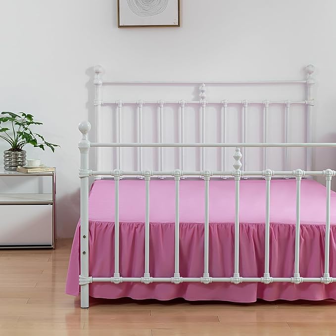 Bed Skirt Queen Size Ruffled Bed Skirt - Image 6
