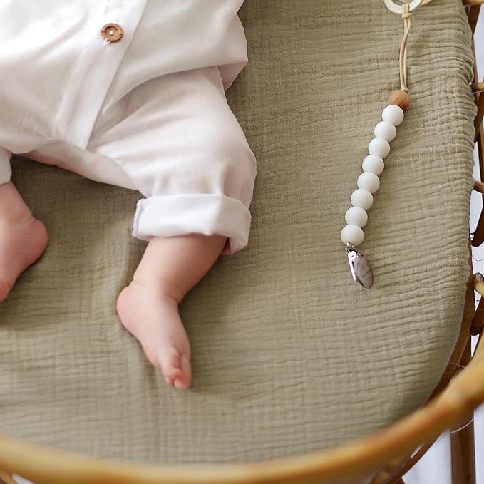 lulumoon Muslin Bassinet Sheets - Image 6