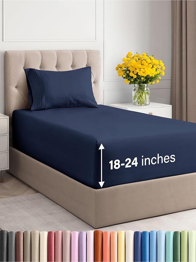 Extra Deep Pocket Twin Sheets - Image 2
