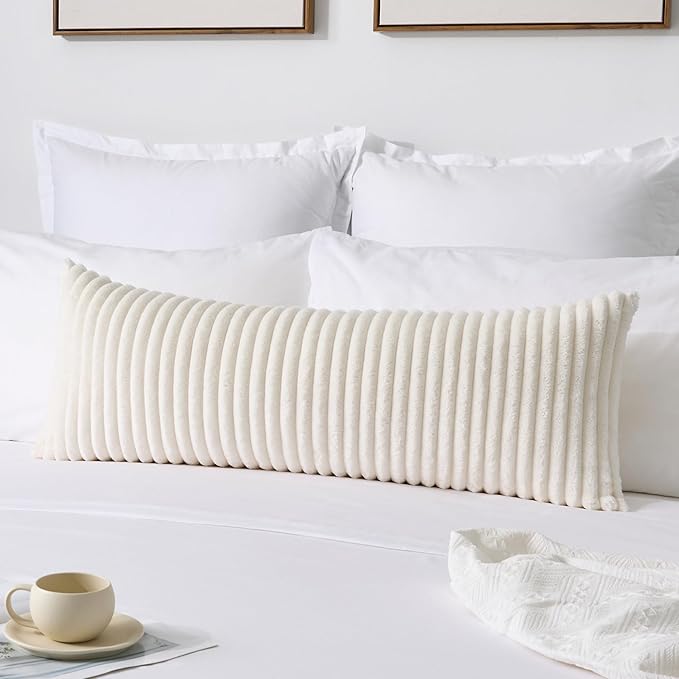 Kevin Textile Soft Plush 14x36 Inch Long Lumbar Pillow Cover 1 Pack, Luxury - Image 4
