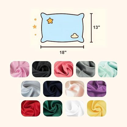 NTBAY Zippered Silk Satin Toddler Pillowcases - Image 4