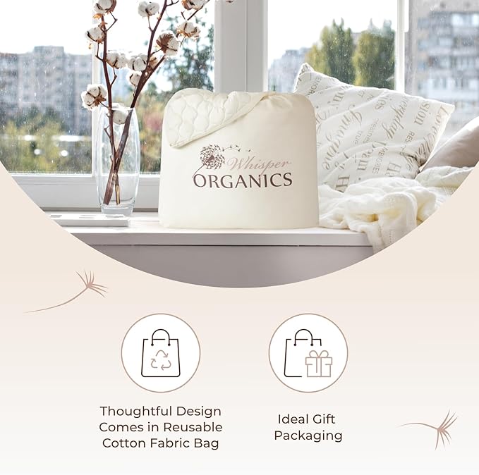 100% Cotton Organic Mattress Pad - Image 6