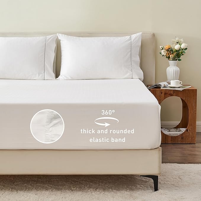 Sunflower Queen Fitted Sheet, 1-Piece Extra Deep Pocket Fitted Bottom Sheet 22" - Image 2