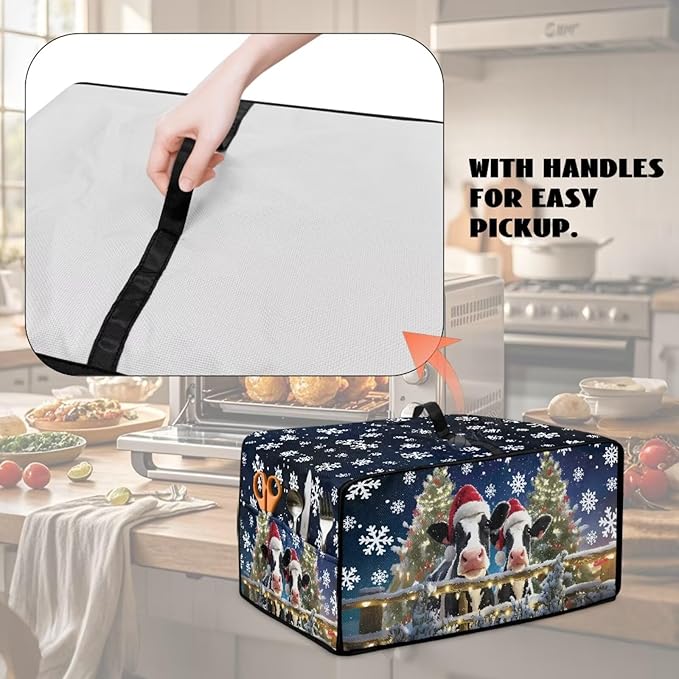 Air Fryer Toaster Oven Dust Cover Protective Microwave Oven Cover Small - Image 4