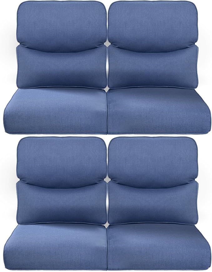 Pop 22x25/22x24 Outdoor Chair Cushions Set of 4 by ACTREST