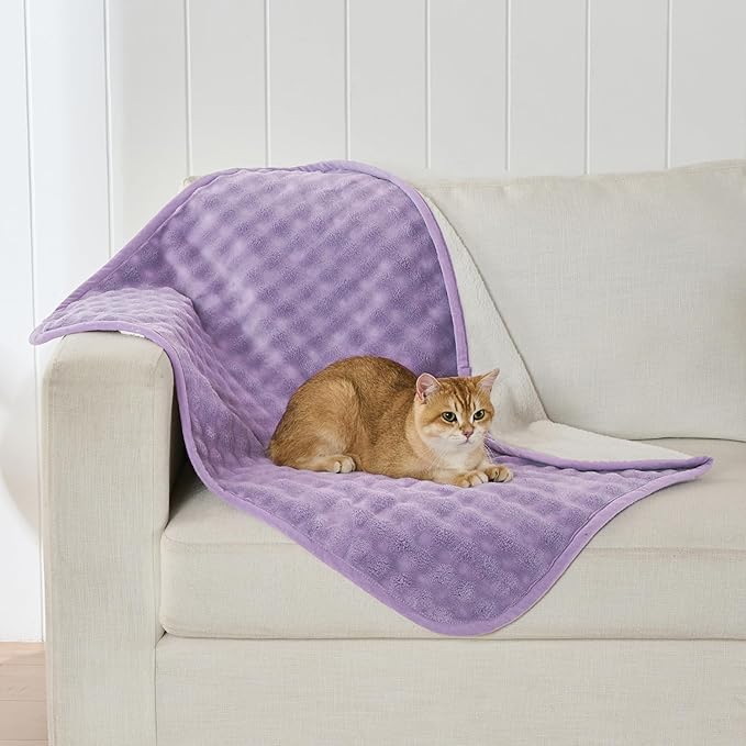 Waterproof Blanket for Bed Couch Sofa Car, Soft Leakproof Dog Blanket by Yaning