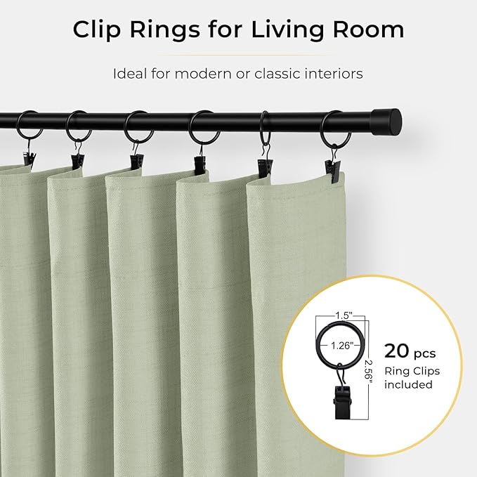 INOVADAY 100% Blackout Curtains - Image 3