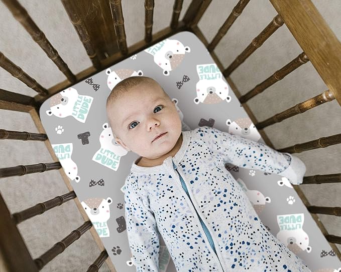 Stretchy Ultra Soft Fitted Bassinet Sheet Set 2 Pack, Breathable and Universal - Image 4