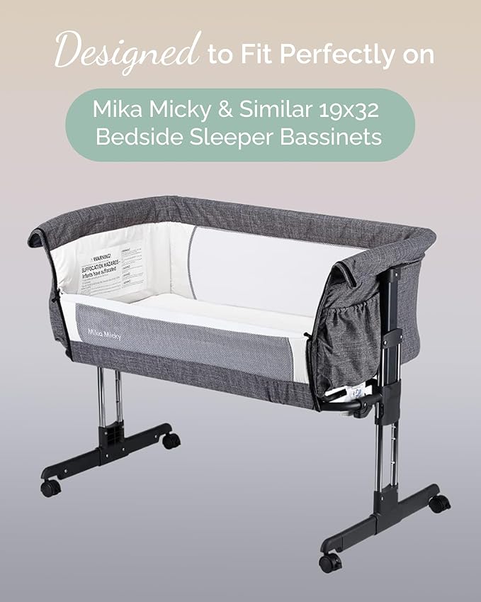 Bassinet Fitted Sheets Compatible - Image 2