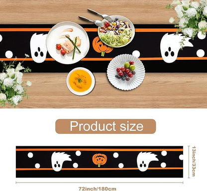 Halloween Table Runner – Black Table Decor - Image 2