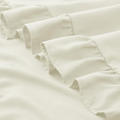 KKJIAF Ruffle Pillow Cases Standard Size Set of 2, Ruffled Pillow Covers - Image 6