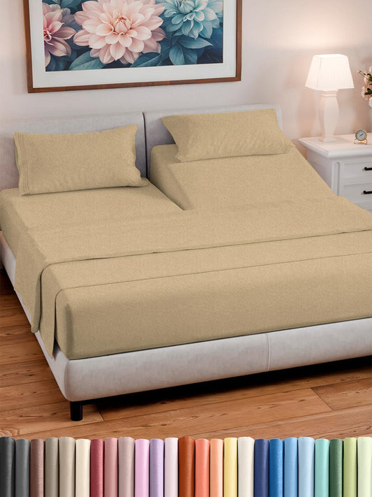 Split Head King Sheet Set – 4 Piece Flex Split Top King Sheets