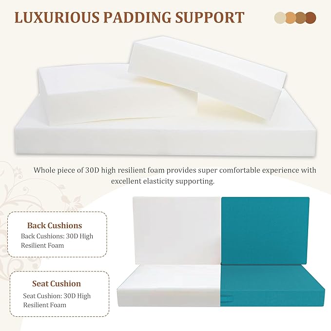 Outdoor Loveseat Cushions, 46x24 Outdoor Chair Cushions - Image 6