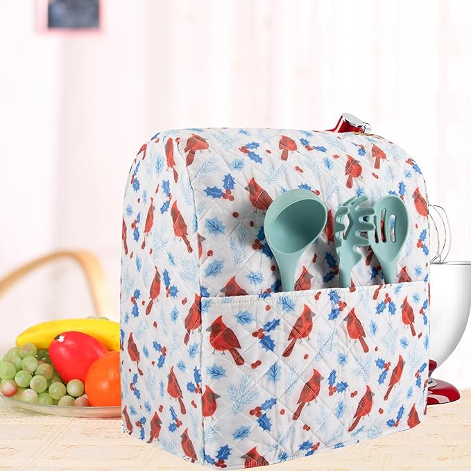 Stand Mixer Cover, Cardinal Print Kitchen Mixer Cover Compatible - Image 7
