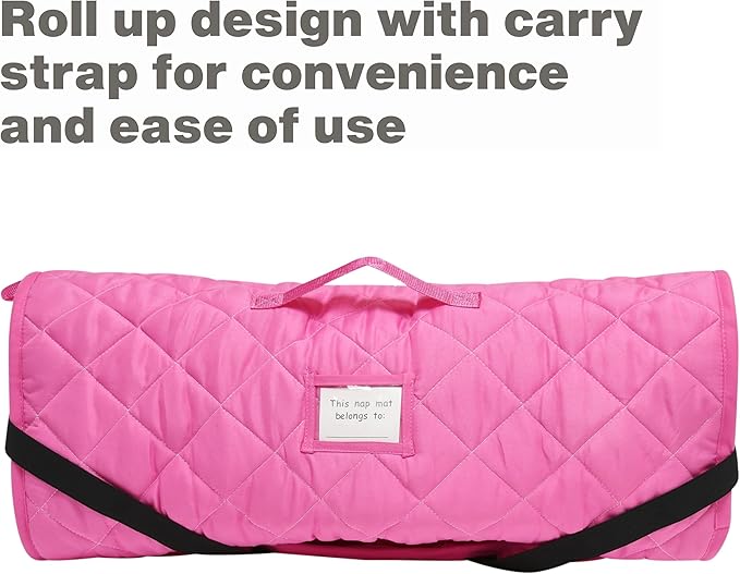 EVERYDAY KIDS Cute Preschooler and Toddler Cot Nap Mat - Image 8
