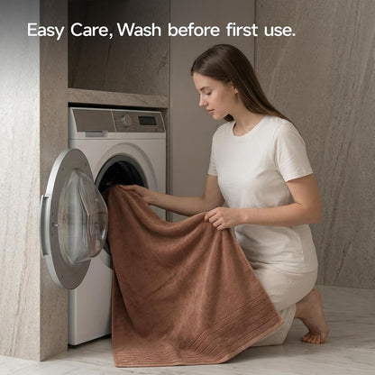 redkiss luxury bath towels set of 4, 35x70 on a desk or shelf