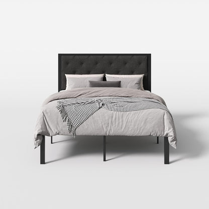 sha cerlin queen size metal bed frame and, view 9