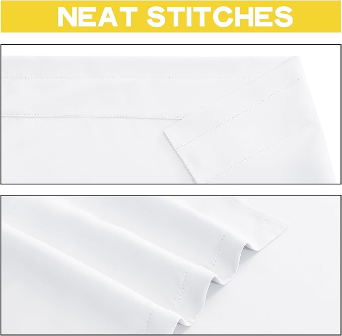 NICETOWN 2 Panels Small Curtain Valances - Image 4