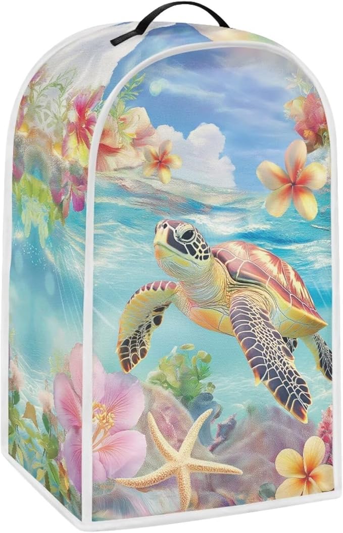 Eggplant Turtle Blender Covers for Kitchen Counter by YUVAMAGIMO