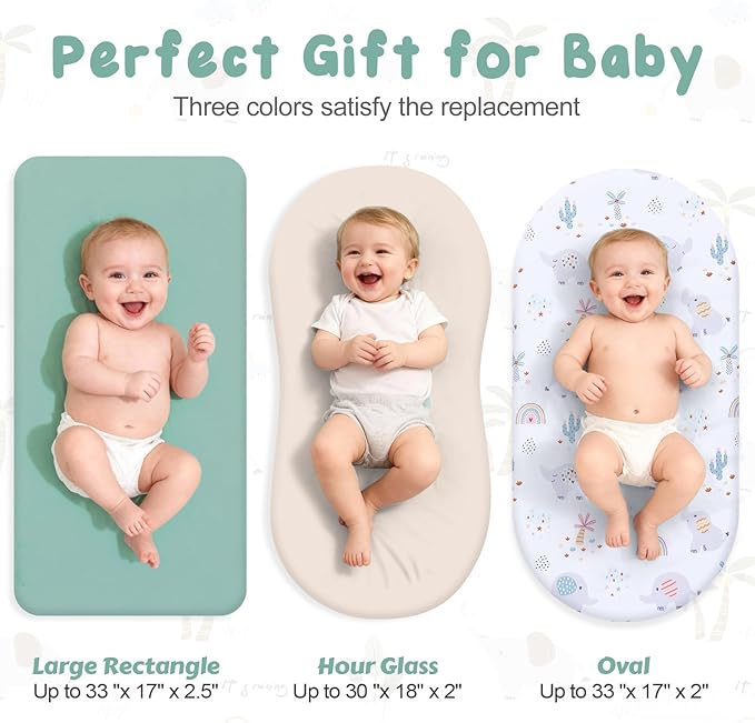 3 Pack Stretchy Bassinet Sheets - Image 4