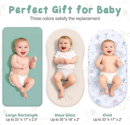 3 Pack Stretchy Bassinet Sheets - Image 4