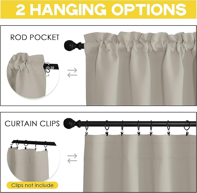 NICETOWN Kitchen Valances Curtains - Image 3