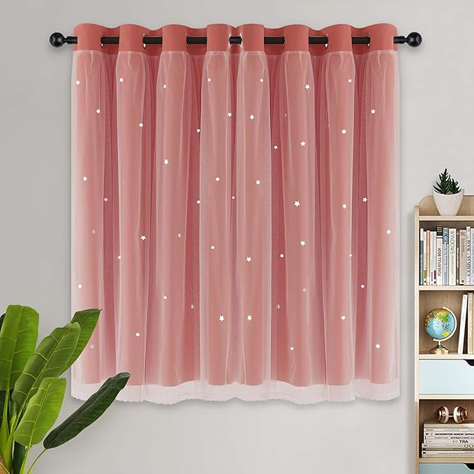 Kinryb Princess Curtains for Girls Bedroom - Image 2