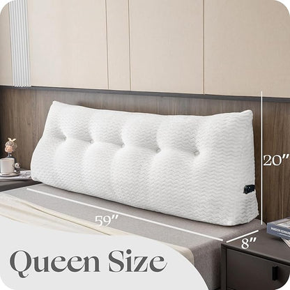 Large Bolster Triangular Headboard Wedge Backrest Positioning Support Bed Rest - Image 2