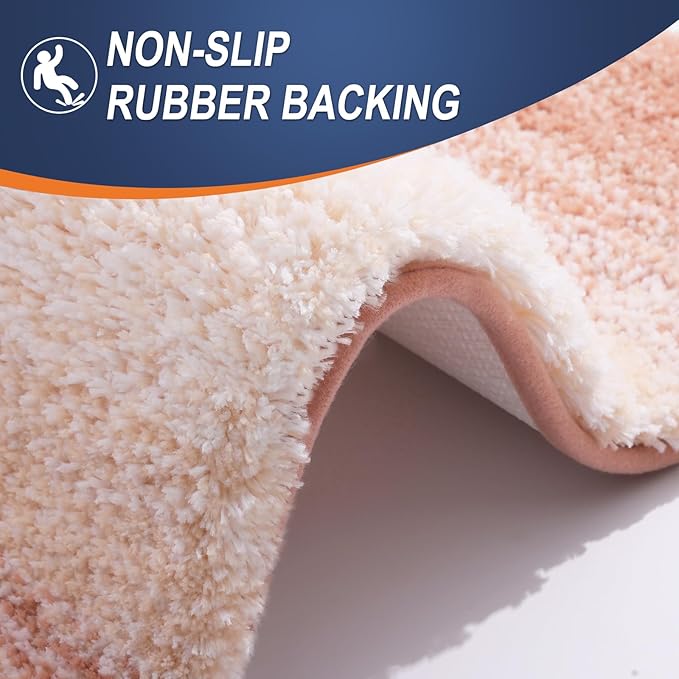 OLANLY Bathroom Rugs Mat 30x20, Extra Soft Absorbent Microfiber Bath Rugs - Image 4