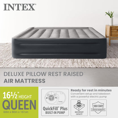 intex 64135ed dura-beam plus deluxe pillow rest air shown in use