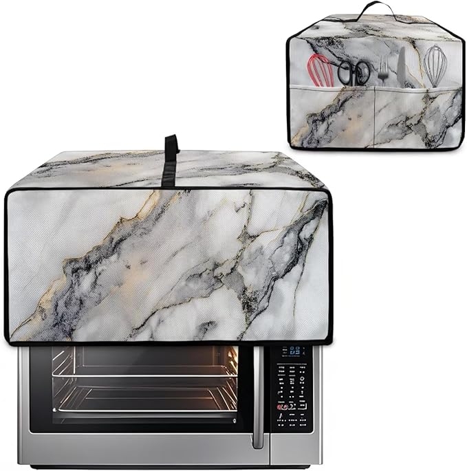 Toaster Oven Dust Cover Washable Fabric Convection Oven Cover Protector - Image 2