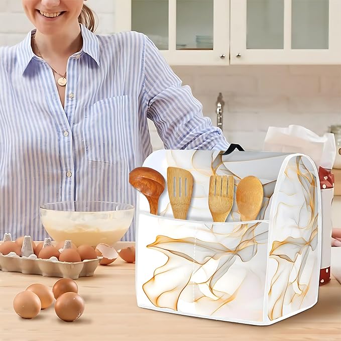 Mixer Dust Cover for 8.5-9.5 Qt Stand Mixer, Cloth Cover - Image 4