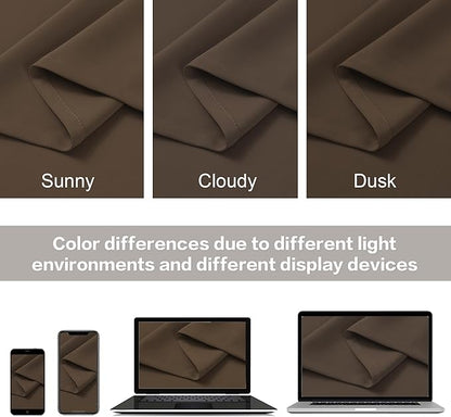 DUALIFE Blackout Curtains/Drapes 102 Inches Long, Light Blocking Privacy - Image 5