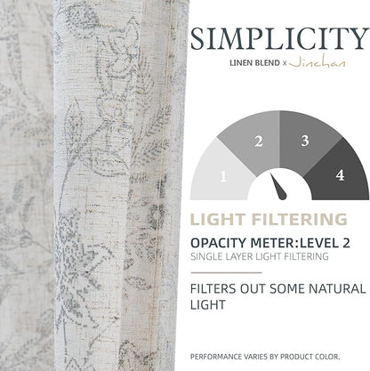jinchan Floral Kitchen Curtains - Image 7